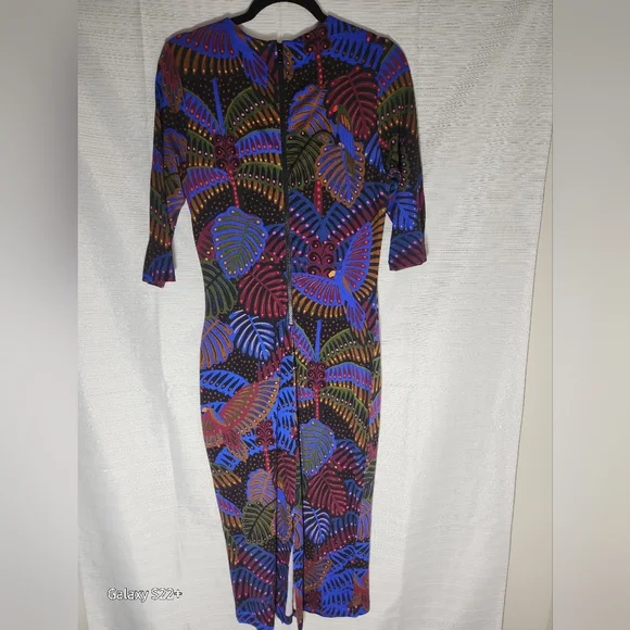 NWT FARM RIO SZ M. Multicolor Patterned Women's Dress - Picture 6 of 15